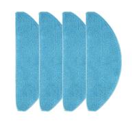 Wodsty Microfiber Cleaning Cloths Compatible with Cecotec Conga 7490, Genesis 7490 and X-Treme, Highly Absorbent Lint-Free Pads for Hard Floors and Tiles, Easy Attach and Remove, Blue, 4 Pack