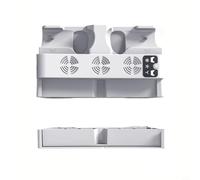 Wodsty Multi-Function Charging Dock for PS5 Pro and Slim, Integrated Cooling System, Safe Charging, Space-saving, ABS Material, White