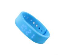Wodsty Multifunctional Fitness Watch with Vibration Alarm Clock, Sleep Monitoring, IP65 Splashproof, Silicone Strap in Blue Pink