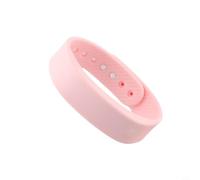 Wodsty Multifunctional Fitness Watch with Vibration Alarm Clock, Sleep Monitoring, IP65 Splashproof, Silicone Strap in Blue Pink
