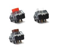 Wodsty Pack of 30 Hot-Swappable Mechanical Keyboard Switches, Compatible with 3-Pin & 5-Pin PCB, Durable 80 Million Ports, Linear & Tactile for Gaming and Bro, Red/Brown/White