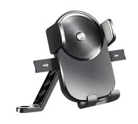 Wodsty Phone Holder for Motorcycle and Car 360 Degree Rotation with Strong Clamp Arms for Handlebar and Rearview Mirror Black ABS Bracket for Smartphones