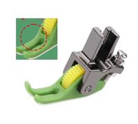 Wodsty Plastic Roller Presser Foot for Smooth Fabric Feeding, for Jack and Industrial Single Needle Lockstitch Sewing Machines