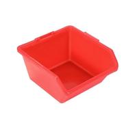 Wodsty Plastic Storage Parts Box with Shelf and Screw Sorting Compartments for Workshop and Hardware Organization, Blue