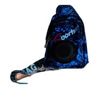 Wodsty Portable Speaker Backpack, Bluetooth Compatible, IPX4 Waterproof, LED Lighting, Shoulder Bag for Outdoor Activities (Blue)