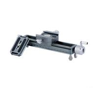 Wodsty Professional Aluminium Guide Rail, 180 mm Slow Time Slider with 160 mm Adjustment Range, Sturdy Slide Rail for Video and Photo at the Desk, Grey