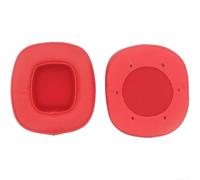 Wodsty Protein Leather Replacement Ear Cups for S21 Headphones (Red)