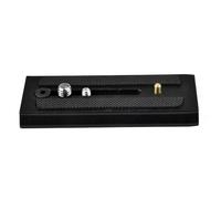 Wodsty Quick Release Sliding Plate for Manfrotto 503HDV MH055M0-for Q5, Metal Camera Accessory with for Dual Screw Sizes, 10x50x120mm, Black Finish