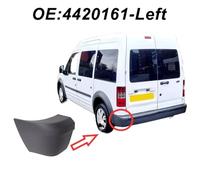 Wodsty Rear Bumper Corner End Cap Ford Transit Connect 20022012 Left Right Side Black Plastic Replacement For Oe 4420161 4420160