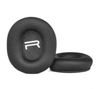 Wodsty Replacement Ear Cushions for Plantronics RIG 300 Pro-HX, High-Quality Protein Leather, Soft Padding for Gaming Headsets, Includes Headband Rest (A)