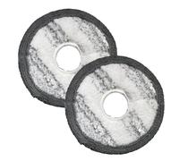 Wodsty Replacement Mop Cover Turbo for X1 Turbo X1 Turbo 2 Pack Microfibre Cleaning Pad Diameter 128mm White/Grey