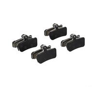 Wodsty Resin Semi-Metal Disc Brake Pads 4 Pairs Low Noise Quick Bed-In for SRAM Guide for XO E7 E9 for TRAIL 4 Piston Mountain Bicycle Parts Black