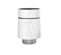 Wodsty Smart Radiator Valve for Zigbee 3.0 for Tuya System, Compact Actuator for Room Temperature Control, ABS Housing, White