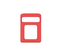 Wodsty Soft Silicone Protective Case for Toniebox Audio Player Soft Silicone (Red)