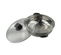 Wodsty Soup Pot Stainless Steel 2 Person Double Handle for Splash | High-quality stainless steel, acid-resistant, durable, scratch-resistant, easy to clean