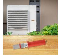 Wodsty Stainless Steel Air Conditioner Fin Comb Tool with Non-Slip Plastic Handle for AC Condenser Repair and Cleaning