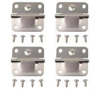Wodsty Stainless Steel Cooler Hinge Replacement Kit For Coleman Coolers, 2X2 Inch Duty Metal Hinges With Screws Set Of 4, Fits Models 5226 5227B 5235 5236 Outdoor Ice Chest Repair Part