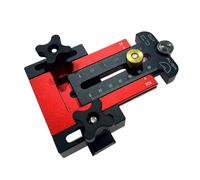 Wodsty Table Saw Cutting Guide for Precision Woodworking with Adjustable Limit and Dual Measurement Scales, Red and Black