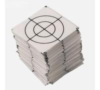 Wodsty Total Station Reflector Silver Acrylic Measuring Target 2 x 2 cm to 6 x 6 cm Highly Reflective for Surveying and Construction Pack of 50