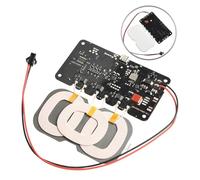 Wodsty Type-C Wireless Charger Transmitter Module with 3 Coils for 12V 24V Input, Fast Charging Board with Overload and Short Circuit Protection for Car DIY Projects