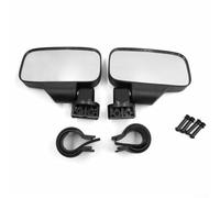 Wodsty UTV/ATV Side Mirrors for Off-Road Vehicles, Adjustable Rearview Mirror with Mounting Clamps for Polaris RZR, for Kawasaki Teryx and Yamaha Rhino, 19 x 23 cm, Black