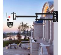 Wodsty Wall Mount Bracket for Projectors with 360 Degree Horizontal Rotation and 180 Degree Base Tilt to Support Dynamic Room (60cm)