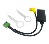 Wodsty Wireless 5.0 AUX Audio Adapter for Q5 A4L for A6L for Q7 A5 S5, Car Radio Receiver with 4-Pin and 12-Pin Connection (A)
