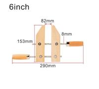 Wodsty Wooden Handscrew Clamp for Woodworking, 6/8/10/12 Inch Adjustable Clamping Range with Ergonomic Handles and Stainless Steel Spindles