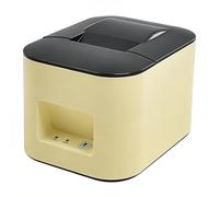 woeaozy Label Printer, Shipping Label Printer, Postage Label Printer Compatible with Royal Mail, Evri, eBay, DPD, UPS - 104mm max print width, BTLE, USB, host interfaces, Yellow