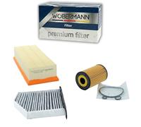 Wöbermann Filter Service Kit for Audi A3 (2009-2013) - 1.6 TDI Engine - 3-Door Hatchback (CAY)