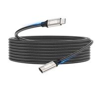 woednx USB C extension cable 2M,240W/20Gbps/5K@60Hz USB C 3.2 extender,4K@144Hz Type C video extension cable male to female Compatible with iPhone 16/15/MacBook Pro/iPad Pro/XPS 15/Galaxy S24/Laptop