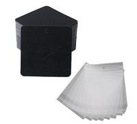 Woedpez 100Pcs/lot Brooches Display Card Blank Kraft Paper-Tag Jewelry Packaging Card Small Business Sale Hang-Price-Tag Card Pin Gift Packaging Pin Marketing Cards Wholesale Pin Cards Pin Cards