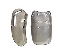 Woedpez 1Pair Anti Scratch Shoe Protector Light Weight Breathable Clear ABS Cover For Manufacturing Plant And Outdoor Work Office Accessories