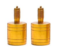 Woedpez 2 Pcs Fishing Landing Net Handle Connector Thread Adapter Net Head Adapter Fishing Landing Harpoons Dip Net Rod Parts Fishing Net Poles Connector Fishing Tool Accessory Replacement Part