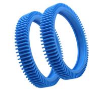 Woedpez 2Pcs Blue Front Tire Set for Pool Cleaning Equipment Fits Various Models Including Popular and Efficient Types Automatic Pool Parts