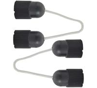 Woedpez 2pcs Wishbone Latex Tube Adapter Fishing Tool For Speargun Rubber Band Spearfishing Connector Spear Connection Accessory Fishing V Connector