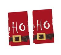 Woedpez Absorbent Christmas Kitchen Towels With Festival Pattern Reusable Microfiber Cleaning Cloth Christmas Towels For Kitchen Decoration