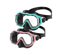 Woedpez Adjustable Swim Goggles 2 Pack, Wide View Water for Safe and Comfortable Swimming Leakproof Glasses