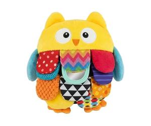 Woedpez Adorable Animal Shaped Educational Plush Toy Infant Physical Stimulation Dolls for Development and Sensory Stimulation Sensory Coordination Dolls for Infants