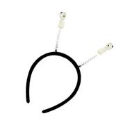 Woedpez Alien Theme Light Up Headpiece Glowing Dark Hairhoop For Kids Adult Costume Props Halloween Party Gathering Headwear Light Up Headpiece For Parties