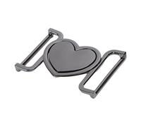 Woedpez Alloy Heart Shaped Buckle Metal Roller DIY Craft Accessories Turn Clasp Decorative Belt Buckles Metal Shaped Turn