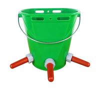 Woedpez Cattle Feeders Bucket with Ergonomic Handle Heavy Type Cattle Milk for Dairy Farm Animal Feeding
