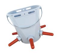 Woedpez Cattle Feeders Bucket with Ergonomic Handle Heavy Type Cattle Milk for Dairy Farm Animal Feeding