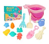 Woedpez Children Foldable Sand Bucket Set With Easy Grip Handle Shovel For Sandcastle Building And Gardening Outdoor Beach Toy Children's Sand Playset