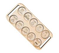 Woedpez Educational Wooden Board for Outdoor Science Activity Kids Outdoor Exploration Fly Treasure Search