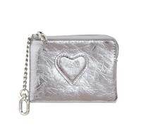 Woedpez Fashionable Tiny PU Leather Change Purse with Coin Pocket and Secure Zippers Perfect for Travel and Daily Use Travel Card Case
