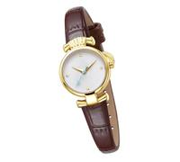 Woedpez Fashionable Women ' s Accessory, Alloy Build, Comfort Leather Strap, Water Resistant Women ' s Watch