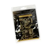 Woedpez Fishing Drops Off Run Rings with Rubber Beads Tackle for Helicopter Rigs Fast Release Terminals Tackle Equipment Accessories for Helicopter Rigs