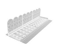 Woedpez Flexible Silicone Sink Edges Guard with Suction Technology Removable Splashes Systems for Kitchen Use Waterproof Sink Edges Protector