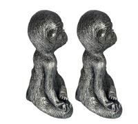 Woedpez Garden Meditations Monkey Decors Statue Fairys Accessories Outdoor Monkey Figurines Housewarming Yard Decors Statues